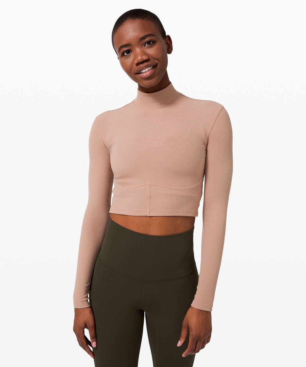 Lululemon LA Turtleneck Long Sleeve - Soft Sand