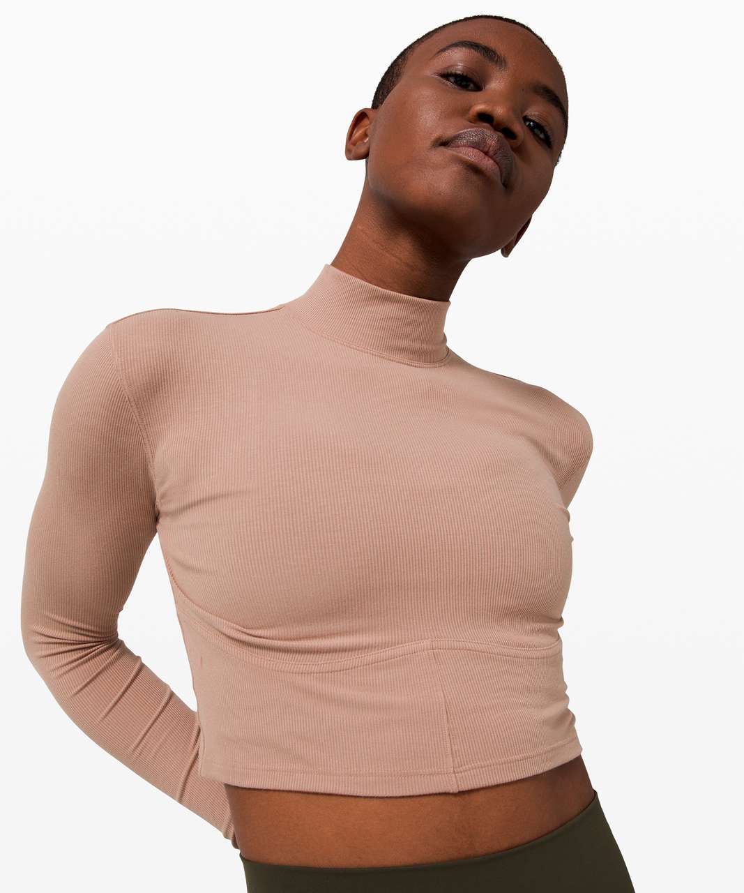 Lululemon LA Turtleneck Long Sleeve - Soft Sand