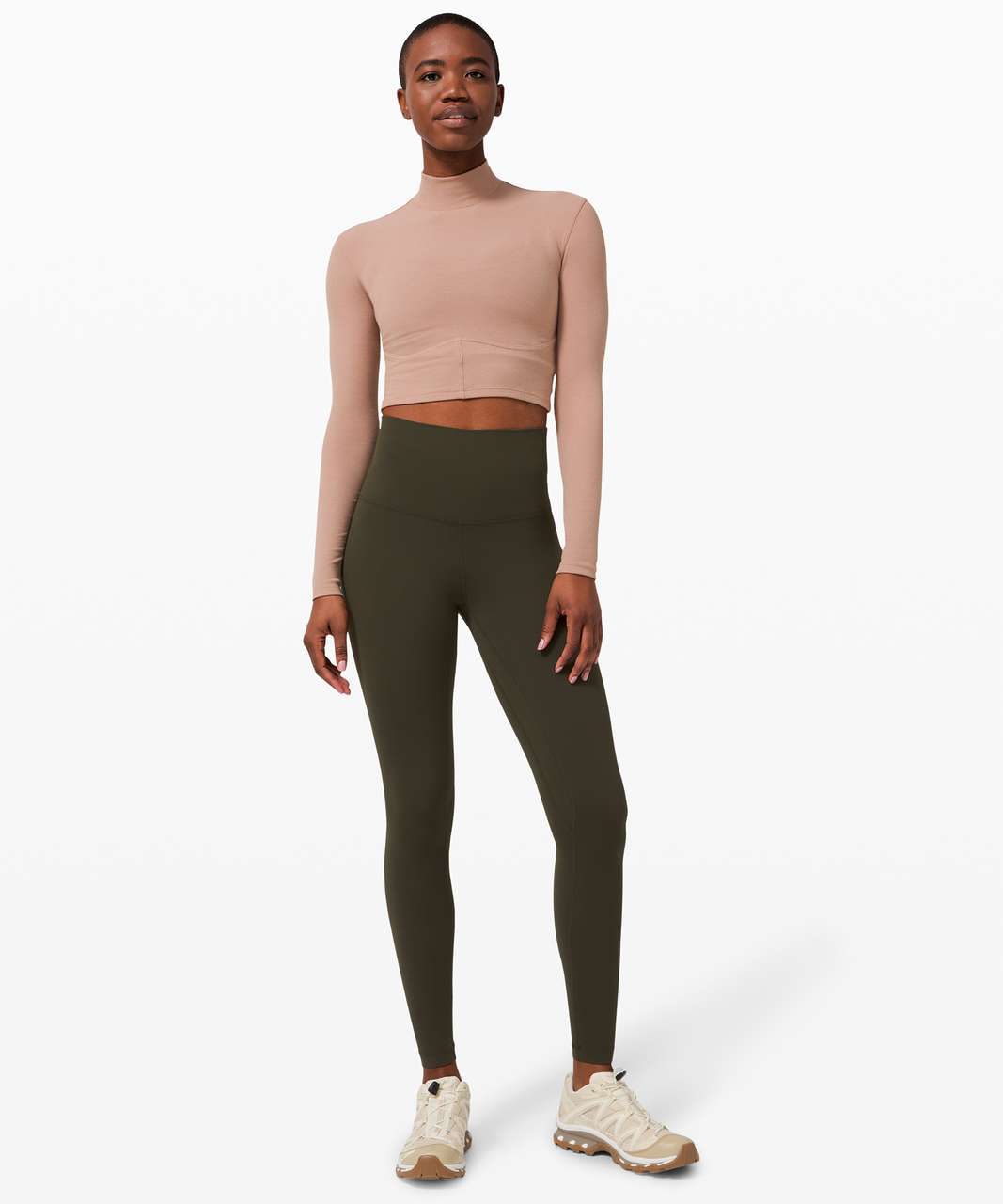 Lululemon LA Turtleneck Long Sleeve - Soft Sand - lulu fanatics