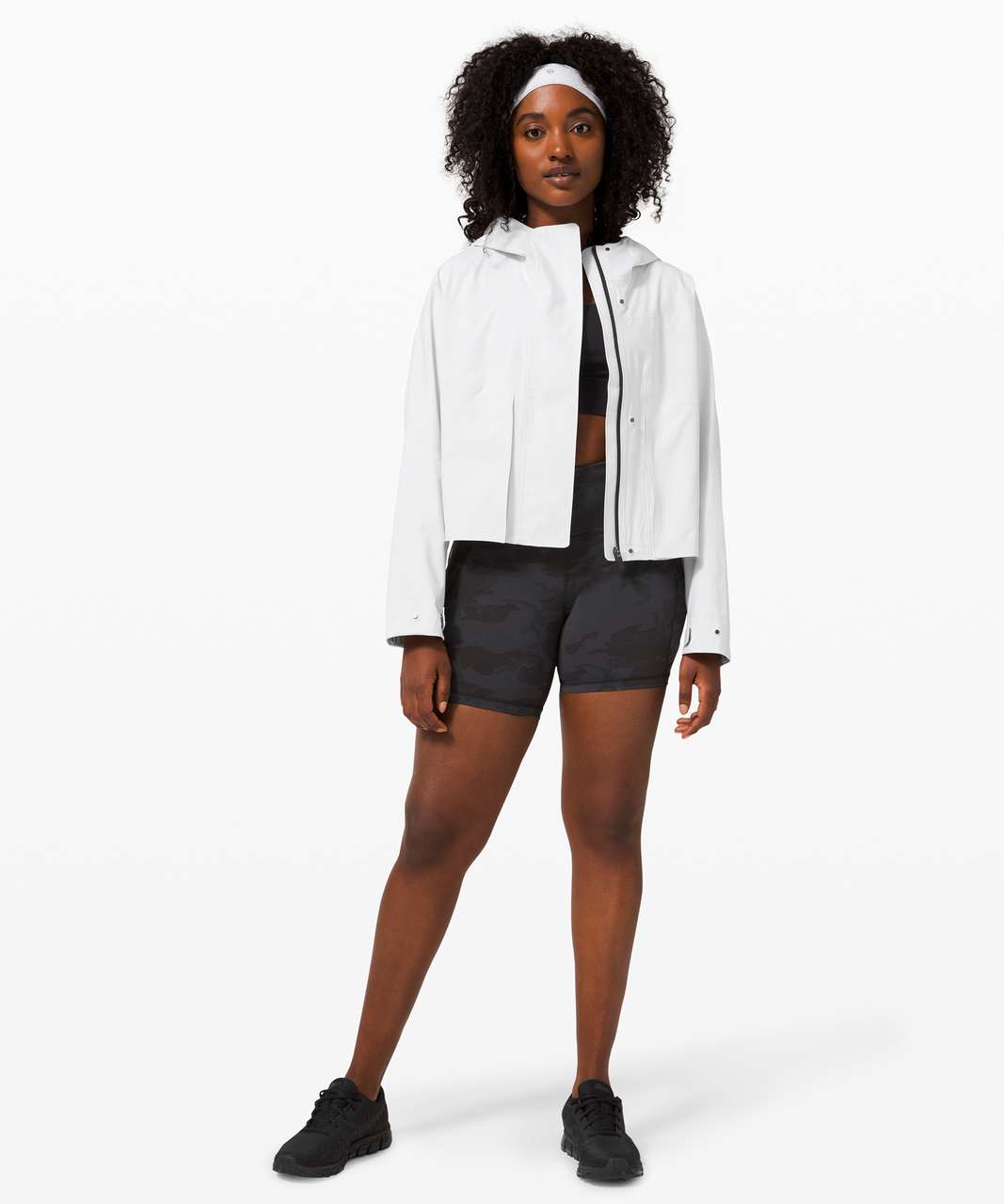 Lululemon Rain Chaser Jacket - White - lulu fanatics