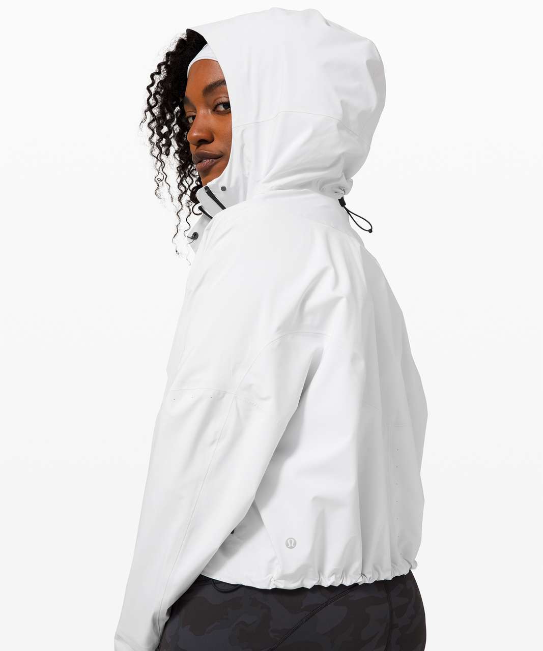 Lululemon Rain Chaser Jacket - White - lulu fanatics