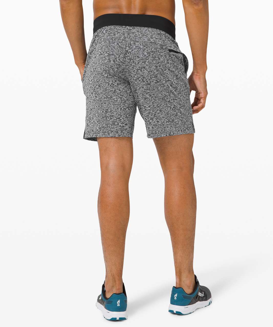 Lululemon T.H.E. Short *Linerless 7" - Calibrate Jacquard Vapor Black