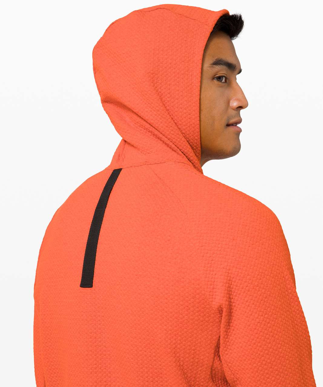 Lululemon At Ease Hoodie - Heathered Brick / Black