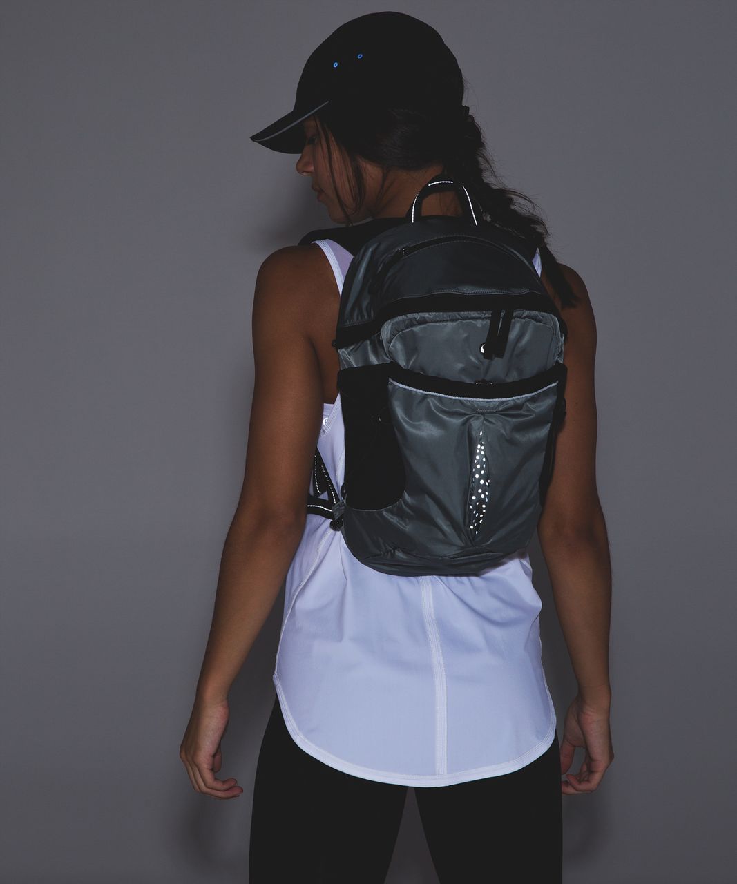 Lululemon Run All Day Backpack - Slate / Black
