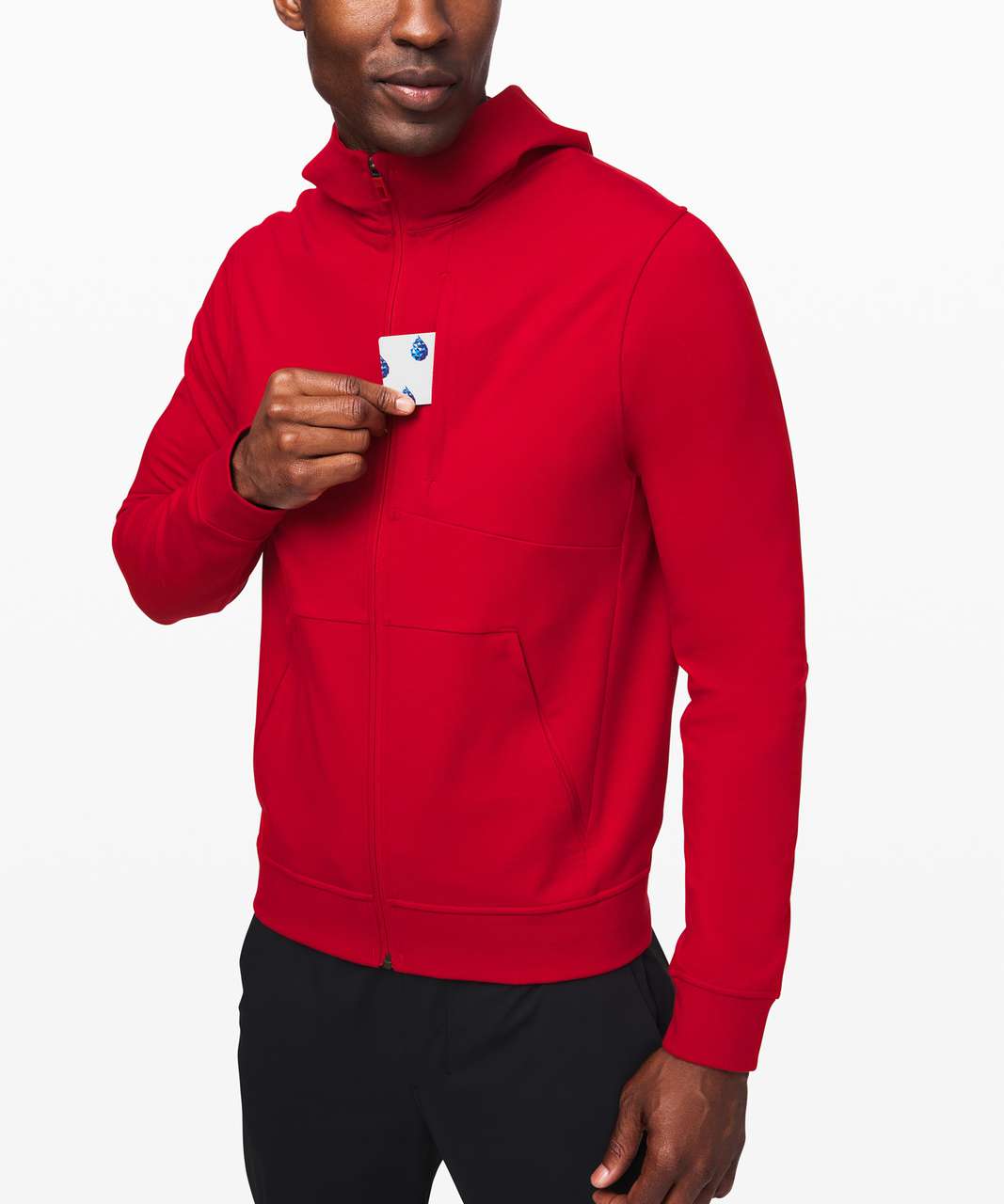 Lululemon City Sweat Zip Hoodie French Terry - Dark Red