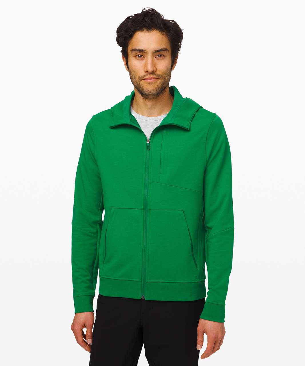 Lululemon City Sweat Zip Hoodie French Terry - Classic Green - lulu ...