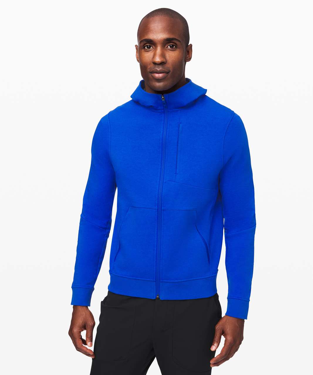 Lululemon City Sweat Full Zip Hoodie Sweatshirt XL Mens Blue Performance  M4680S 