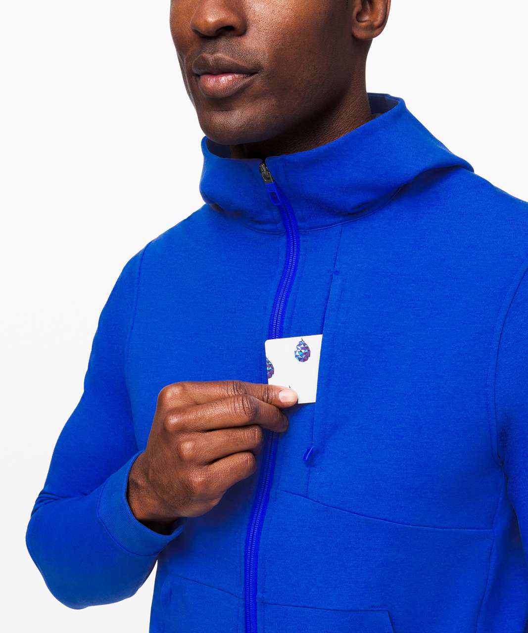 Lululemon City Sweat Zip Hoodie French Terry Cerulean Blue