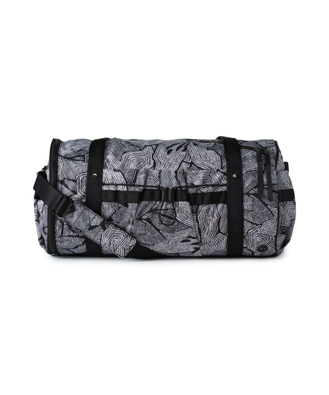 Lululemon Run Ways Duffel - Dottie Tribe White Black