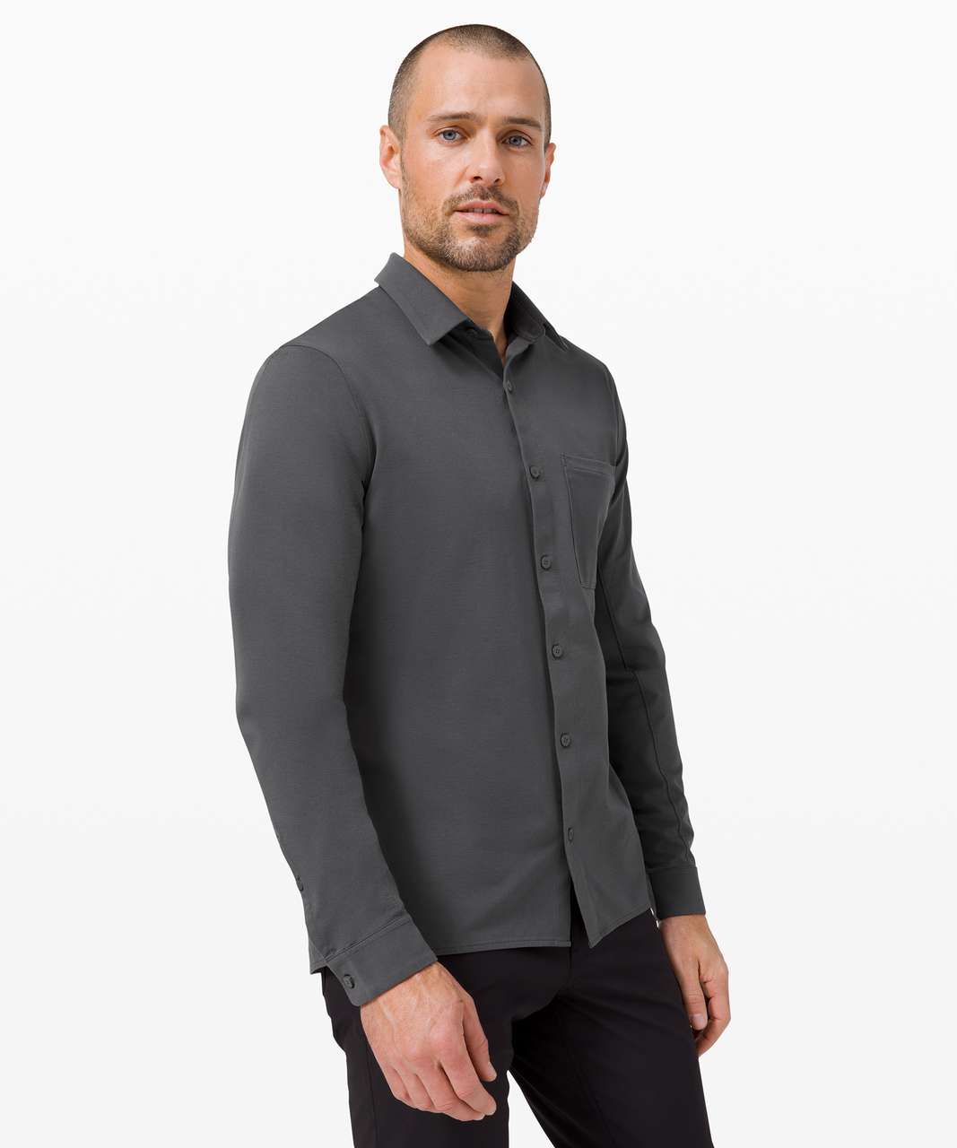 Lululemon Commission Long Sleeve Button Down *Qwick Oxford