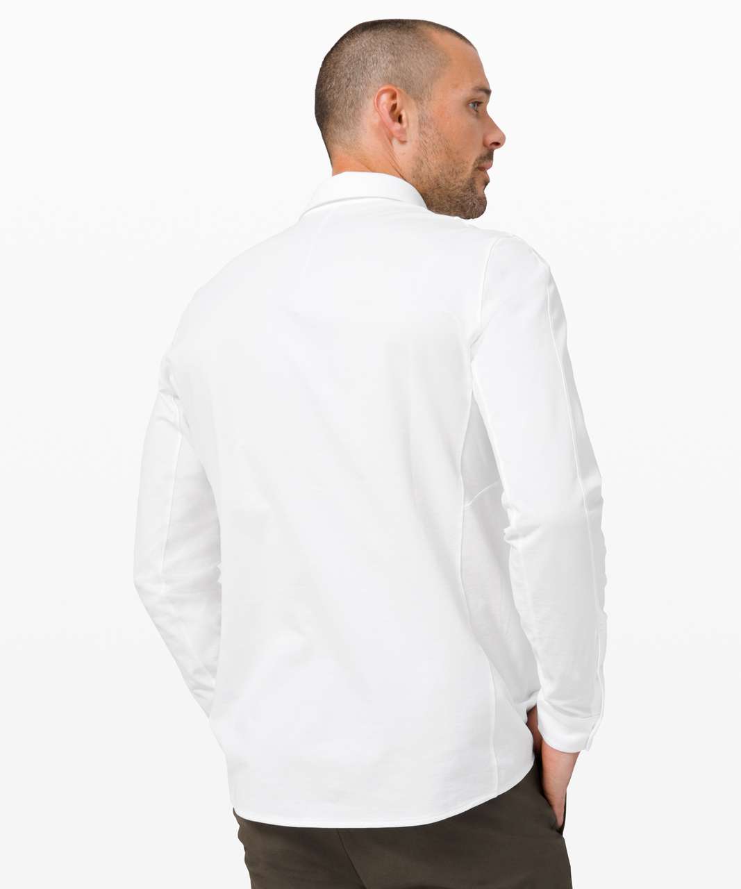 Lululemon Commission Long Sleeve Button Down *Qwick Oxford - White