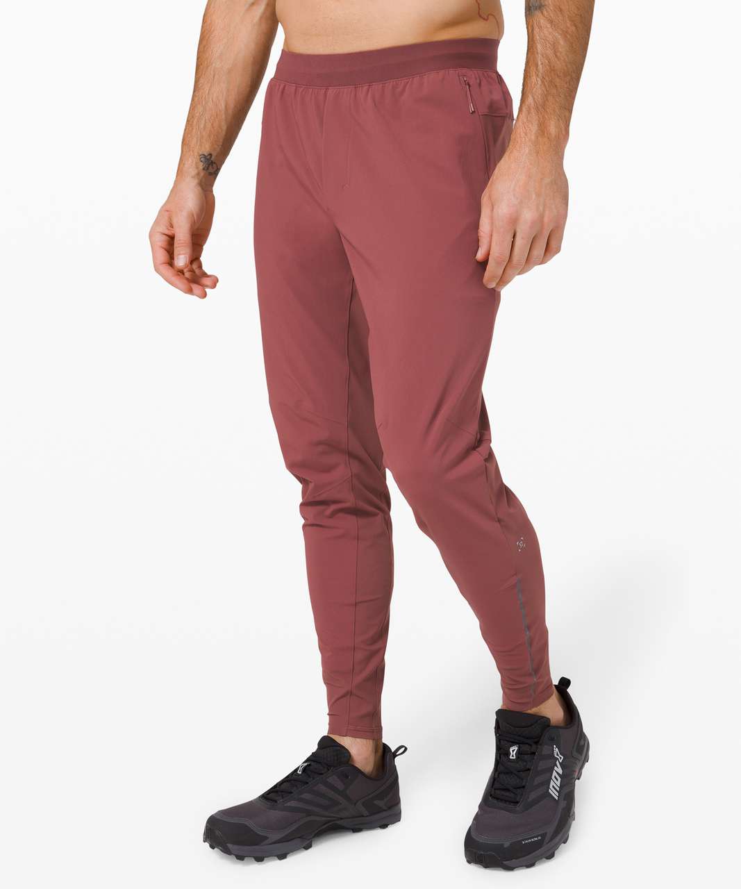 Rate my work fit: Raw Linen Surge Joggers (shorter) and LNY Dark Red Scuba  : r/lululemon