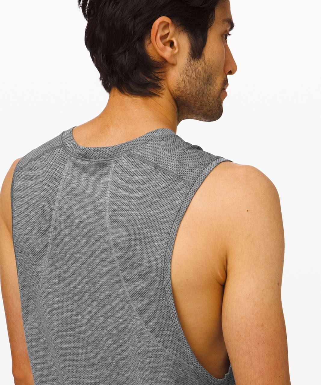 Lululemon Metal Vent Tech Sleeveless 2.0 - Slate / White