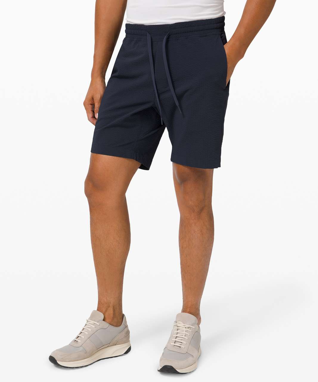 Lululemon Bowline Short 8" *Seersucker - True Navy