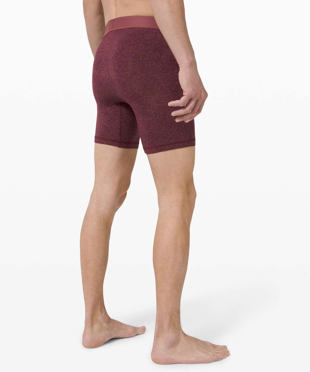 Lululemon Always In Motion Boxer *The Long One 5 Pack 7" - Heathered Core Medium Grey / Black / Static Noise Cassis Smoky Red / Ink Blue