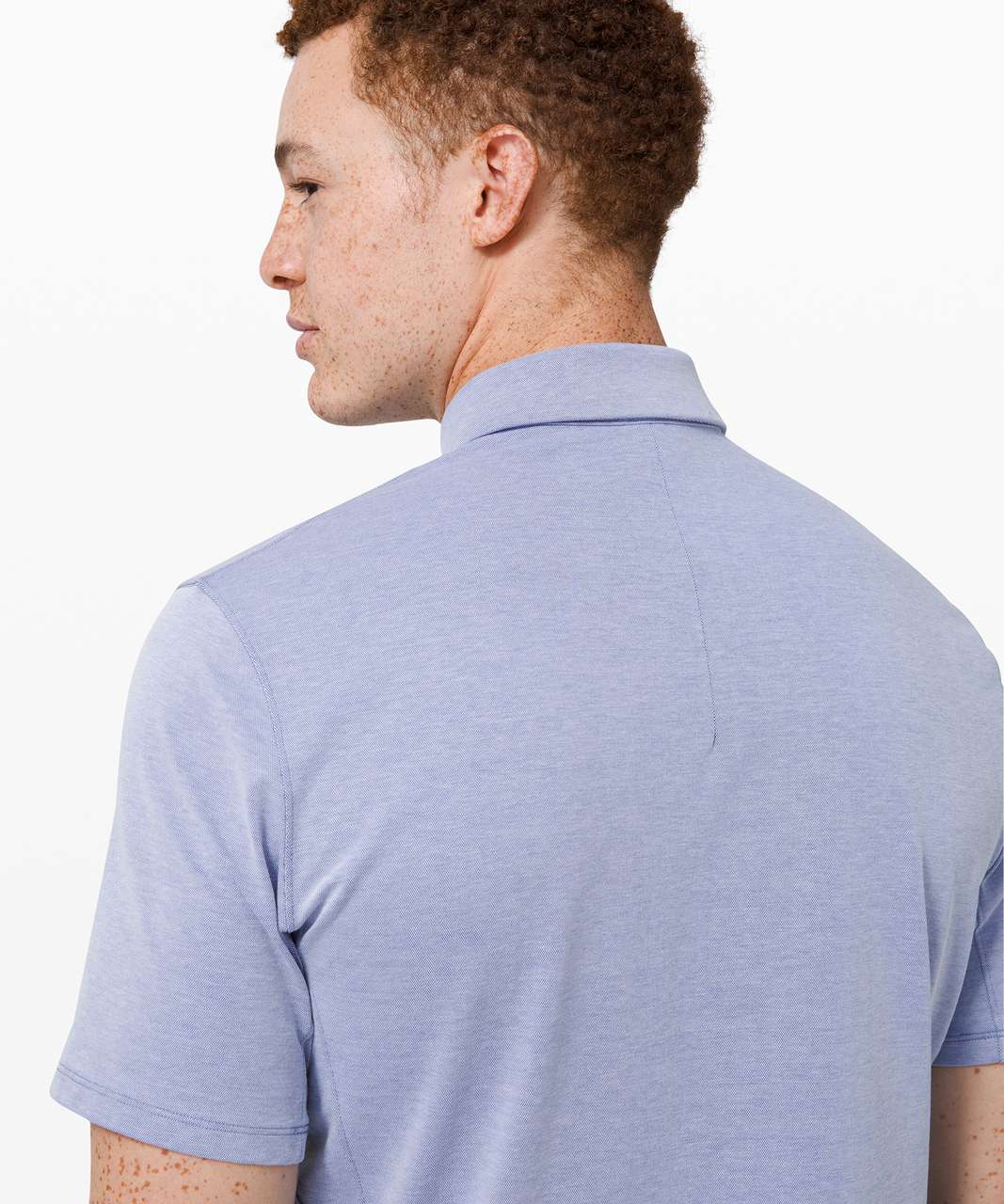 Lululemon Commission Short Sleeve Shirt - Harbor Blue / White (First Release)