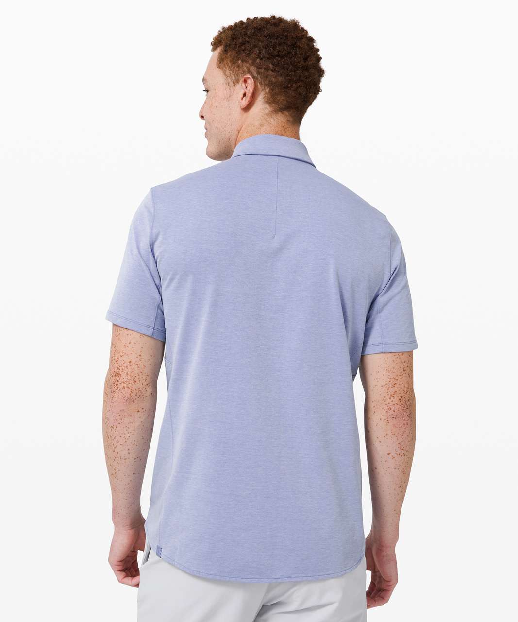 Lululemon Commission Short Sleeve Shirt - Harbor Blue / White (First Release)