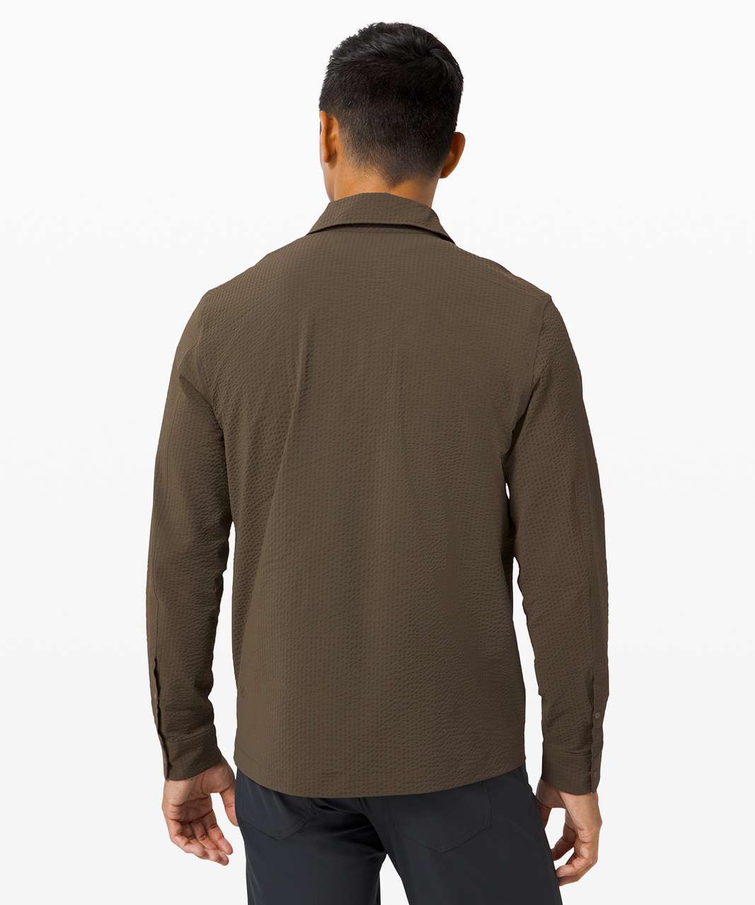 Lululemon Reversible Fleece Jacket - Dark Olive - lulu fanatics