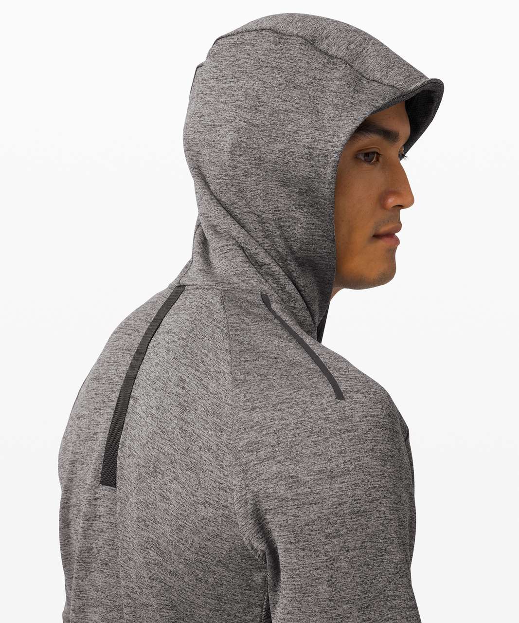 Lululemon Textured Tech Hoodie - Graphite Grey / Vapor (First Release ...