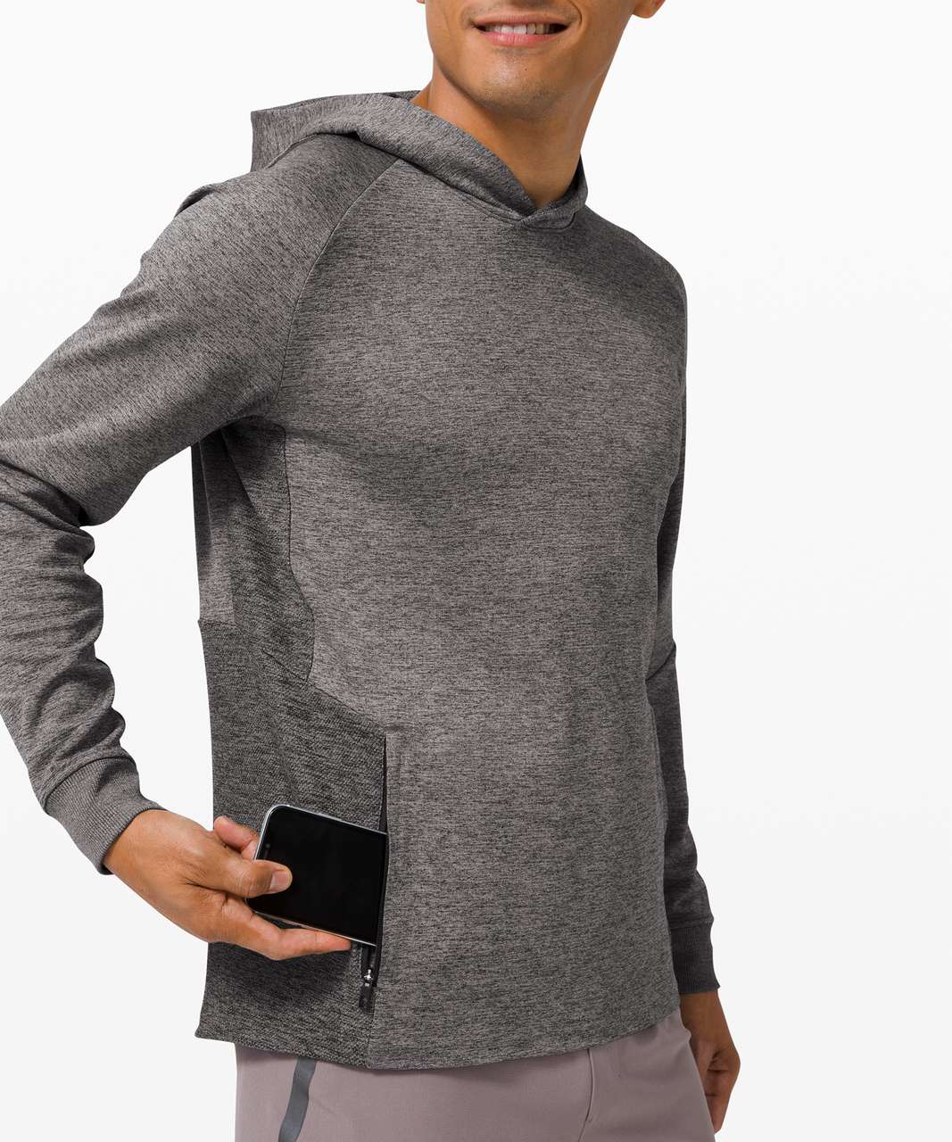 Lululemon Textured Tech Hoodie - Graphite Grey / Vapor (First Release)