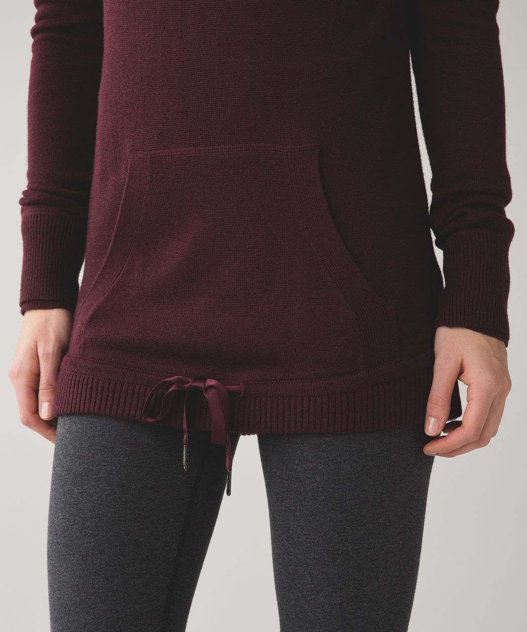 Lululemon Sweet Savasana Pullover - Heathered Bordeaux Drama