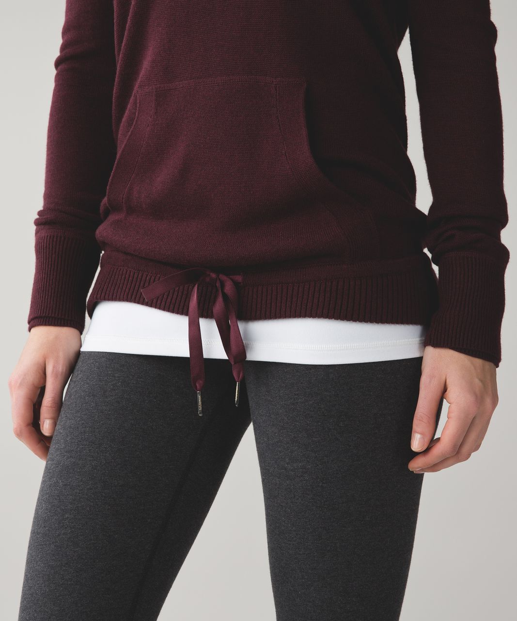 Lululemon Sweet Savasana Pullover - Heathered Bordeaux Drama