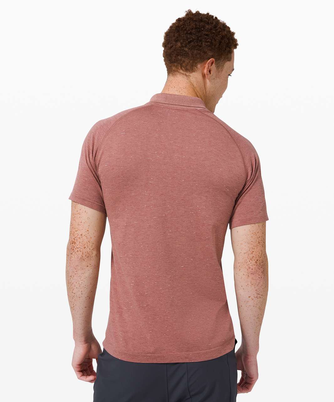 Lululemon Metal Vent Tech Short Sleeve - White / Smoky Red - lulu fanatics