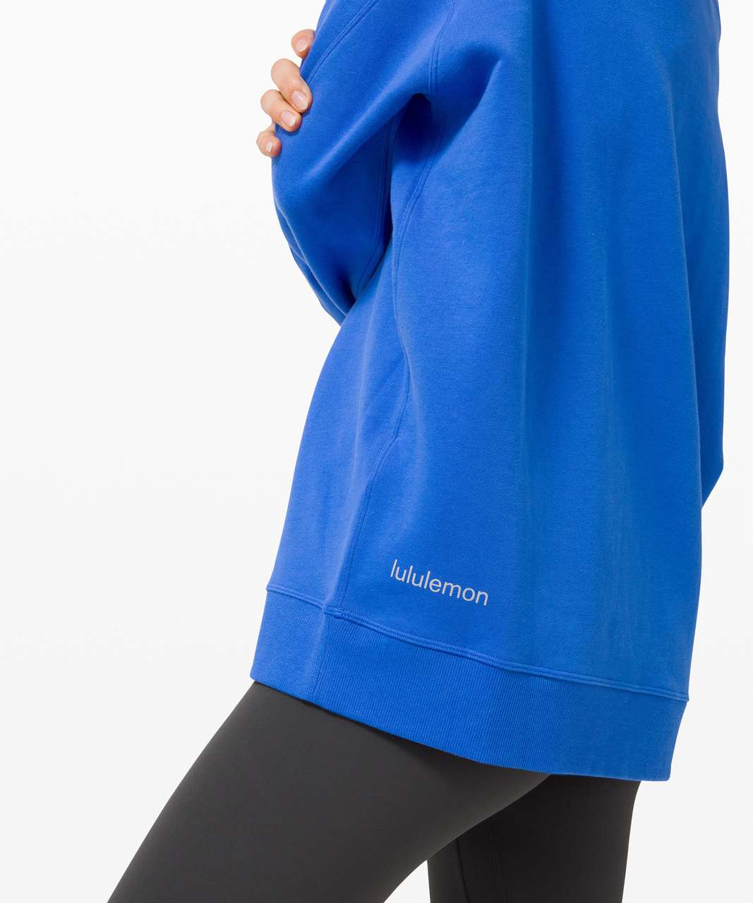 lululemon athletica, Tops, Lululemon Perfectly Oversized Crew Sweatshirt  In Water Drop Blue Sweater