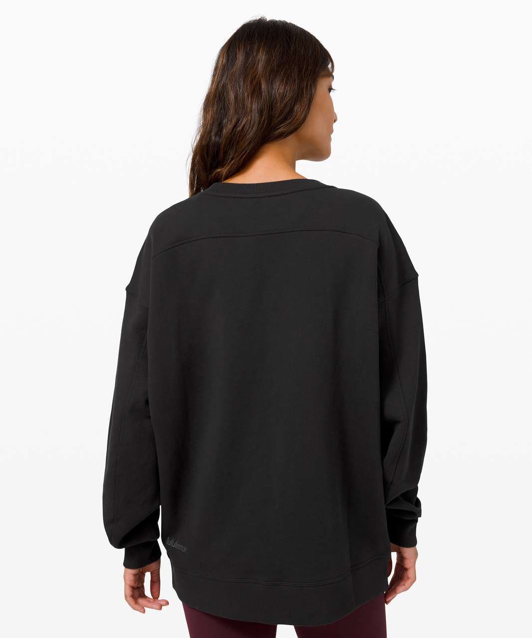 Lululemon Perfectly Oversized Crew - Black (Second Release)