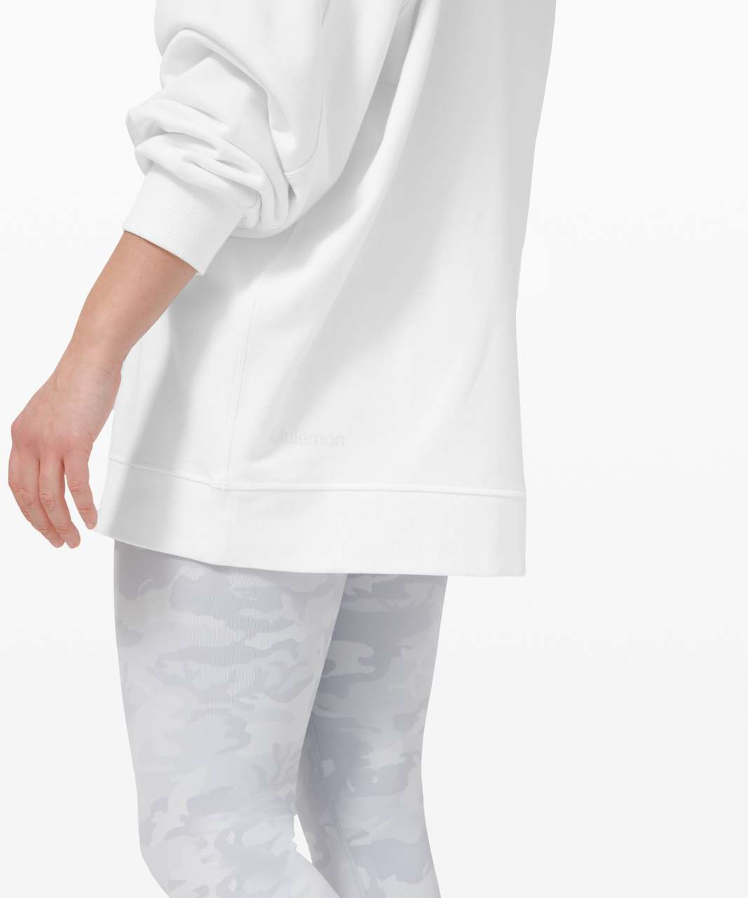 Lululemon Perfectly Oversized Crew - Heathered Core Light Grey