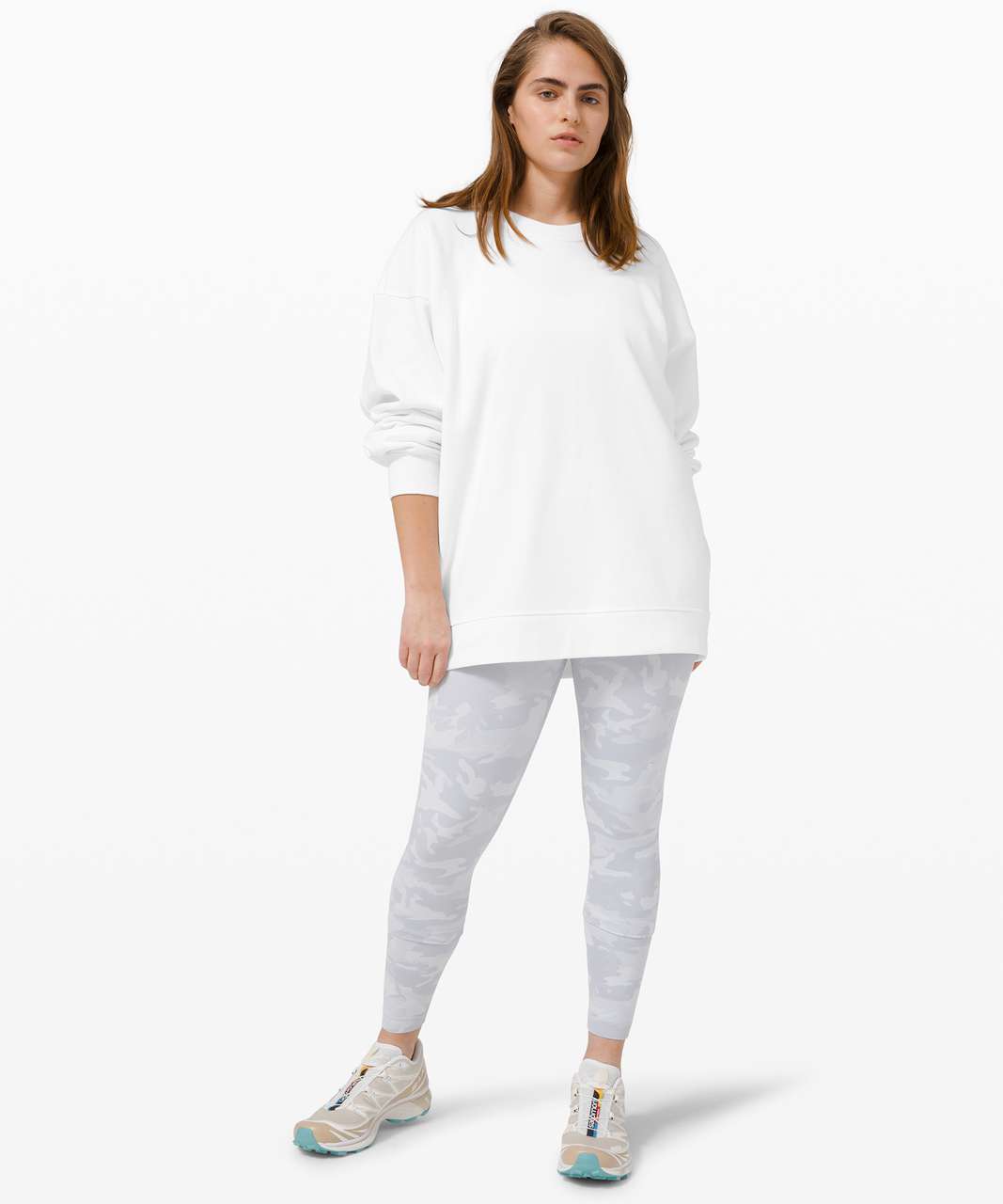 Lululemon Perfectly Oversized Crew - White (Second Release)