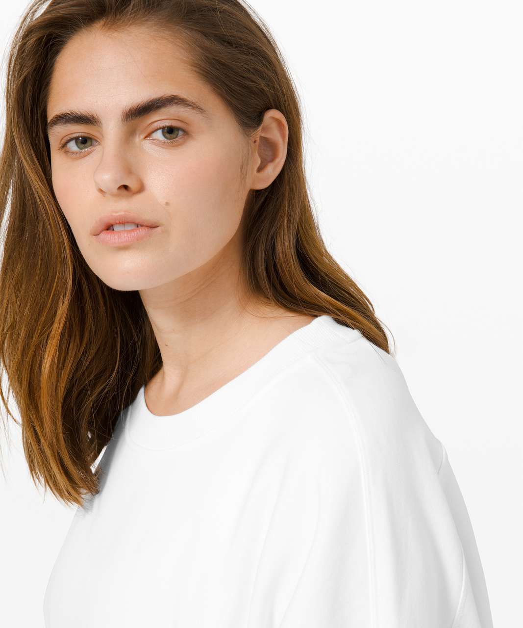 Lululemon Perfectly Oversized Crew - White (Second Release)