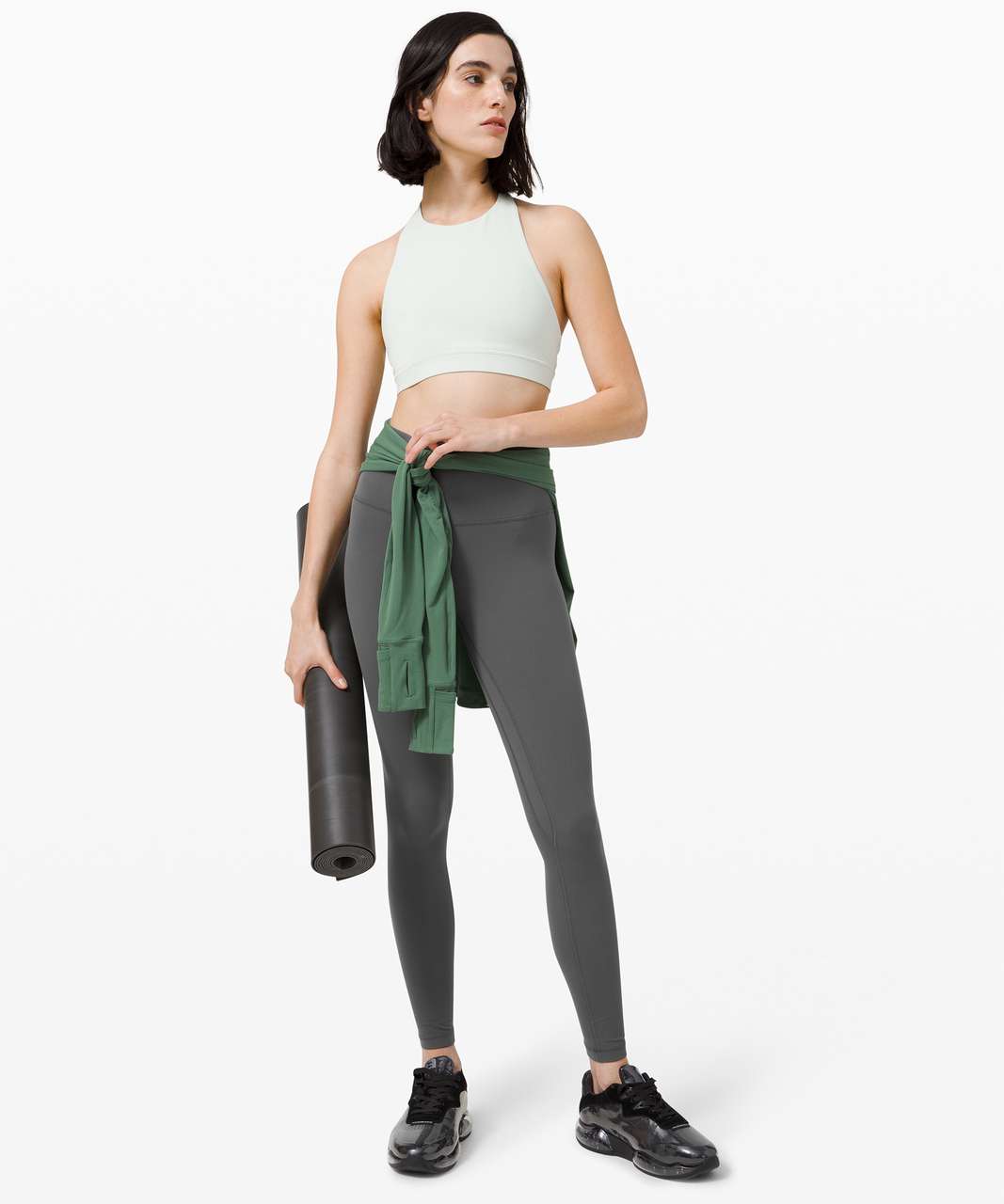 Lululemon Wunder Train 21 Heathered Graphite Grey