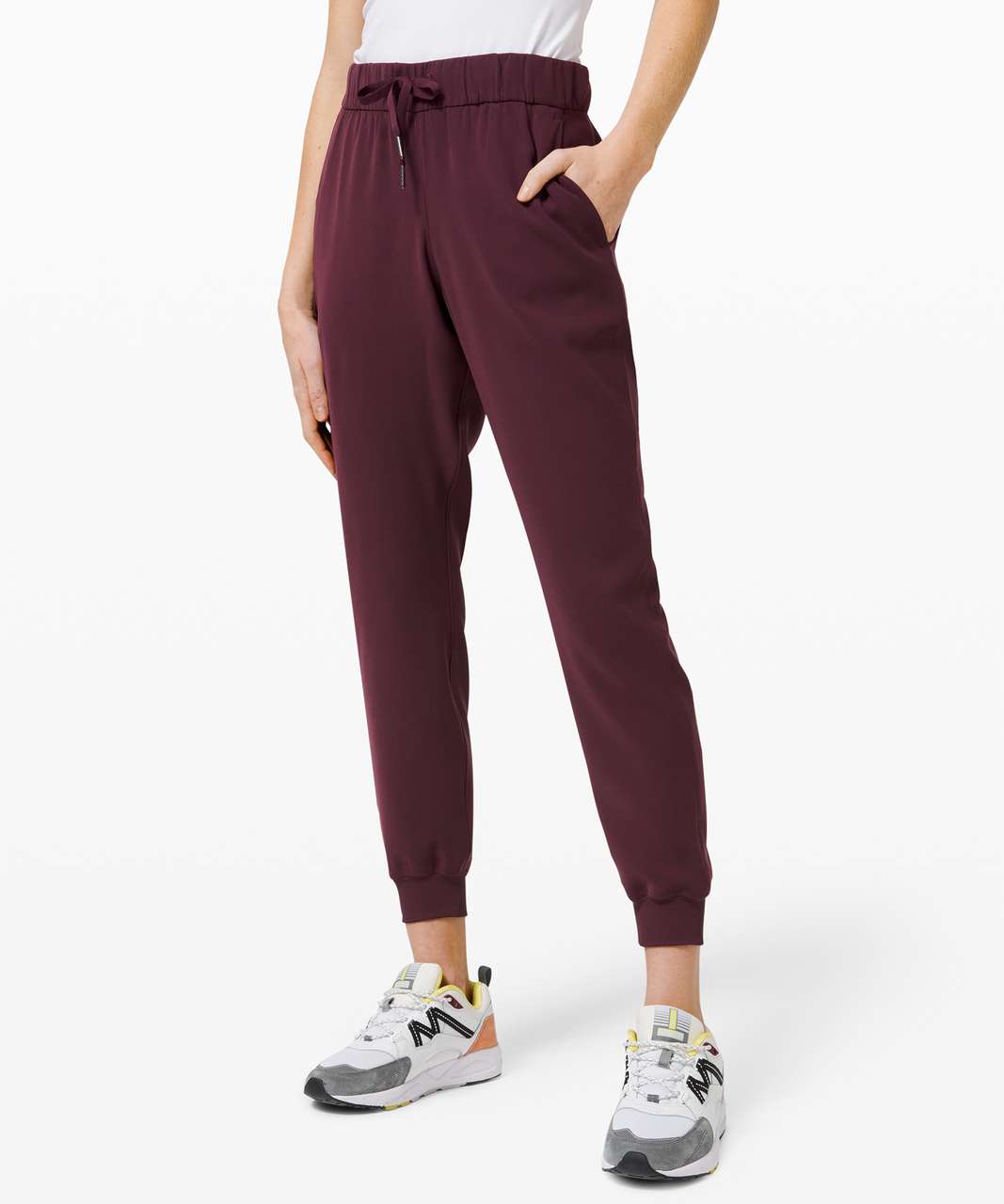 Lululemon On the Fly Jogger 28 *Woven - In Cassis and Light Grey-New -  clothing & accessories - by owner - craigslist