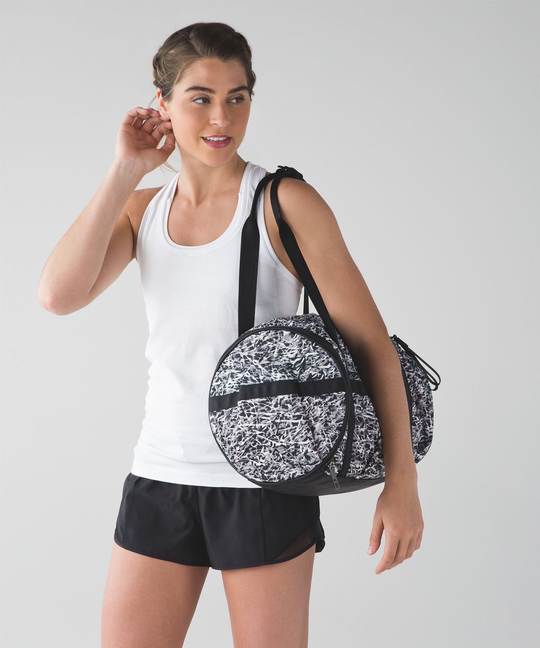 Lululemon Everywhere Crossbody Bag - Seal Grey / Black - lulu fanatics