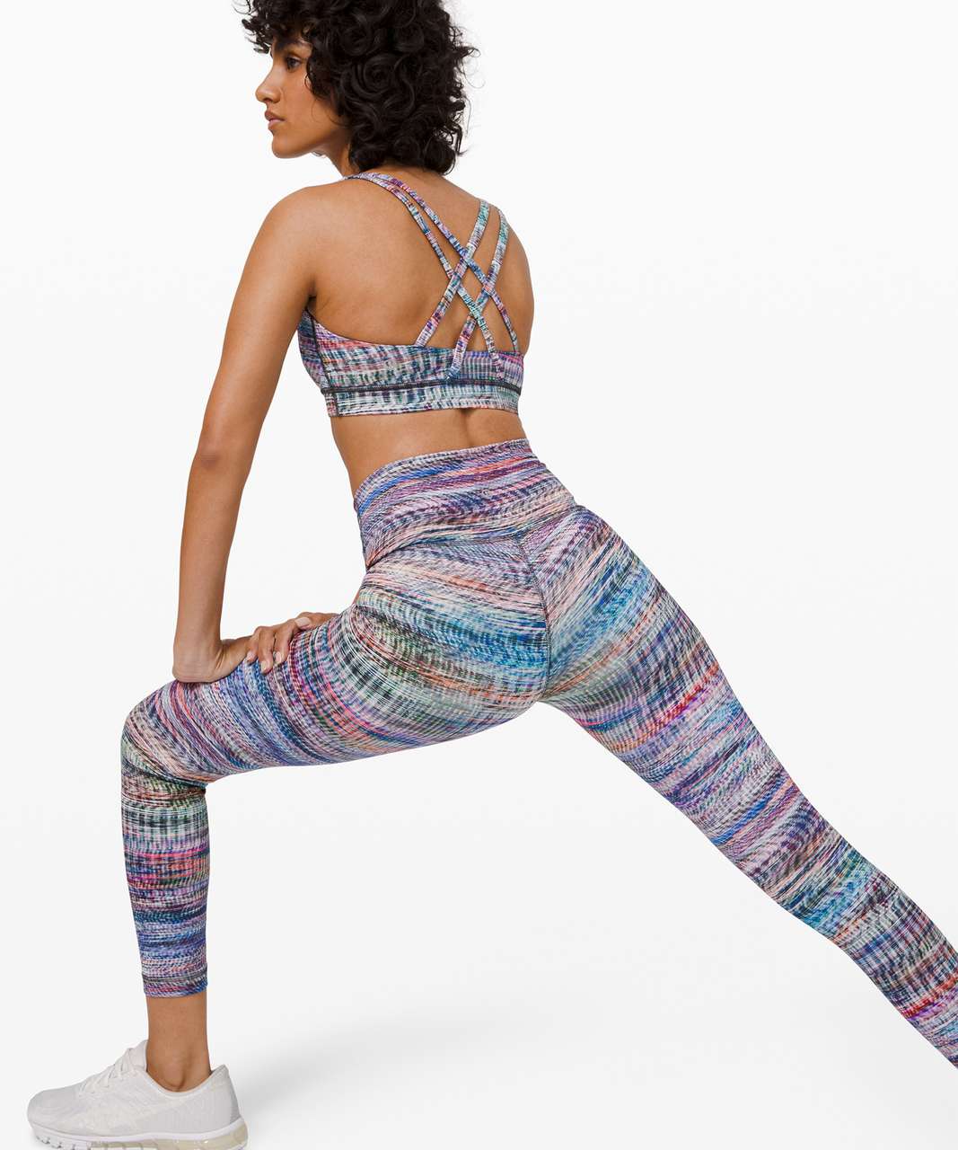 LULULEMON WUNDER TRAIN High-Rise Tight 25 Digital Oasis White Multi Size 6  £47.24 - PicClick UK