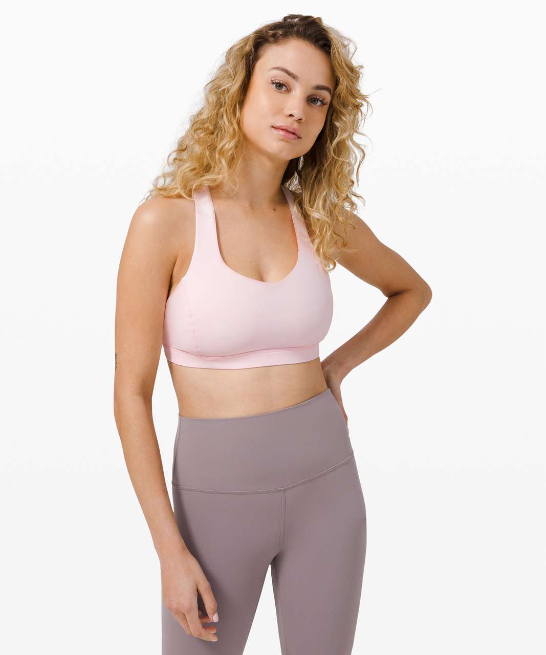 Free To Be Serene sports bra in Kaleidoscopic Pink Multi is so