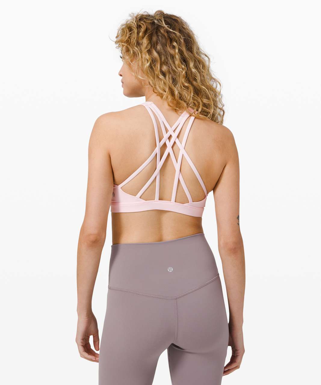 Lululemon Free To Be Serene Bra *Light Support, C/D Cup - Pink Glow - lulu  fanatics