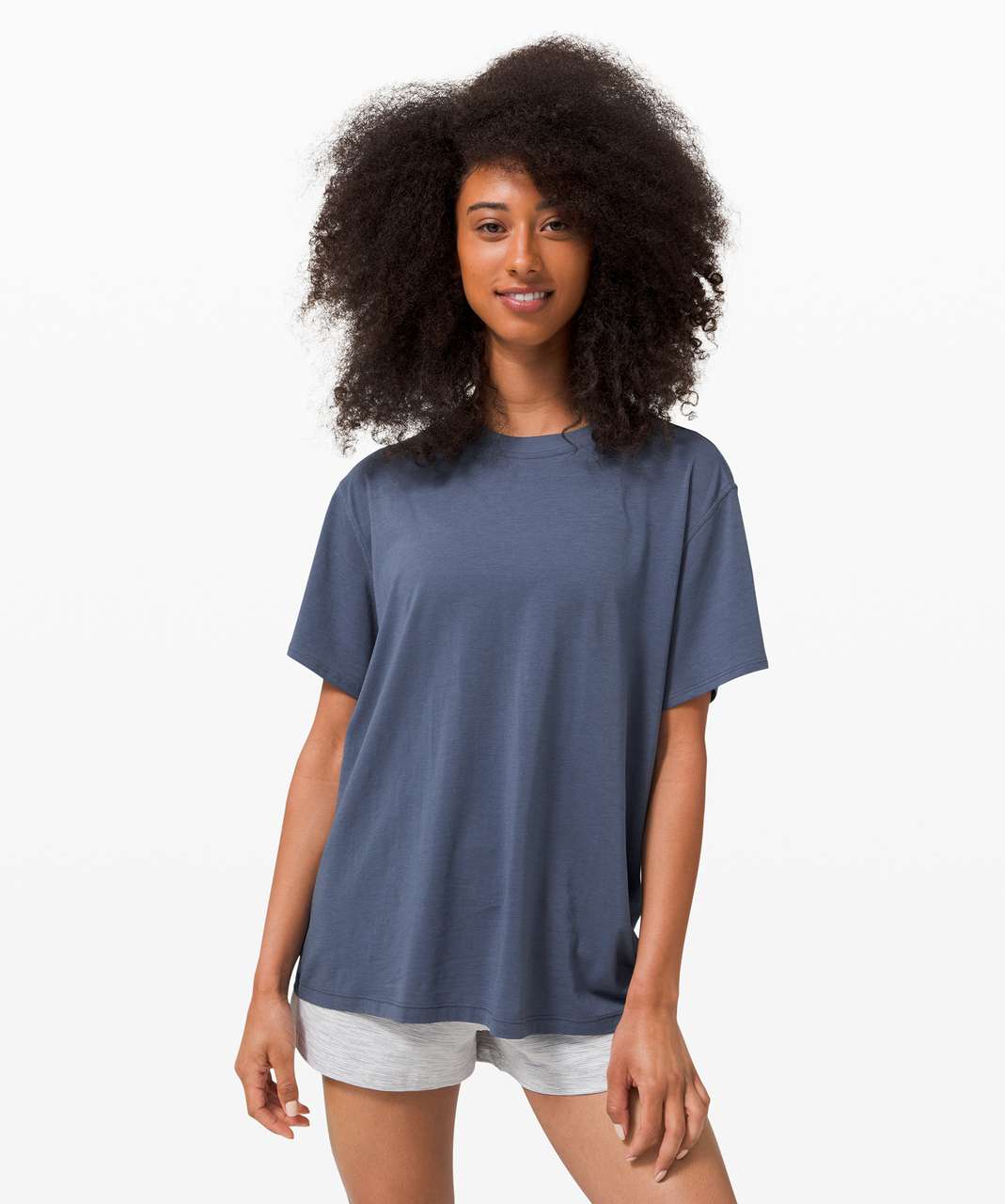 Lululemon All Yours Boyfriend Tee - Ink Blue