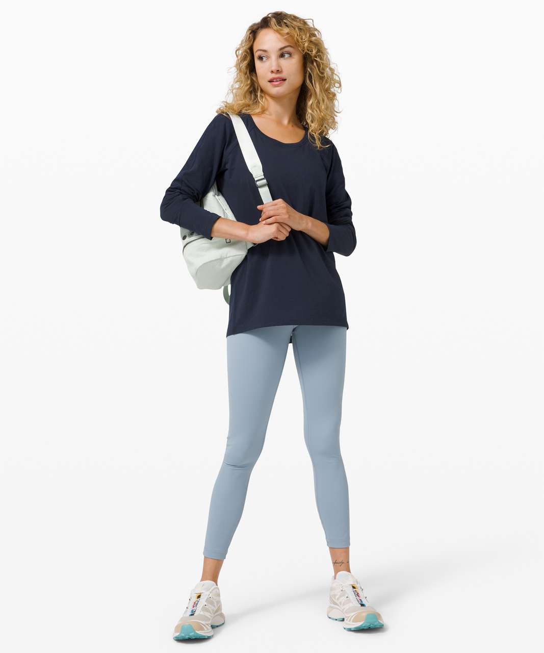 Lululemon Emerald Long Sleeve - True Navy