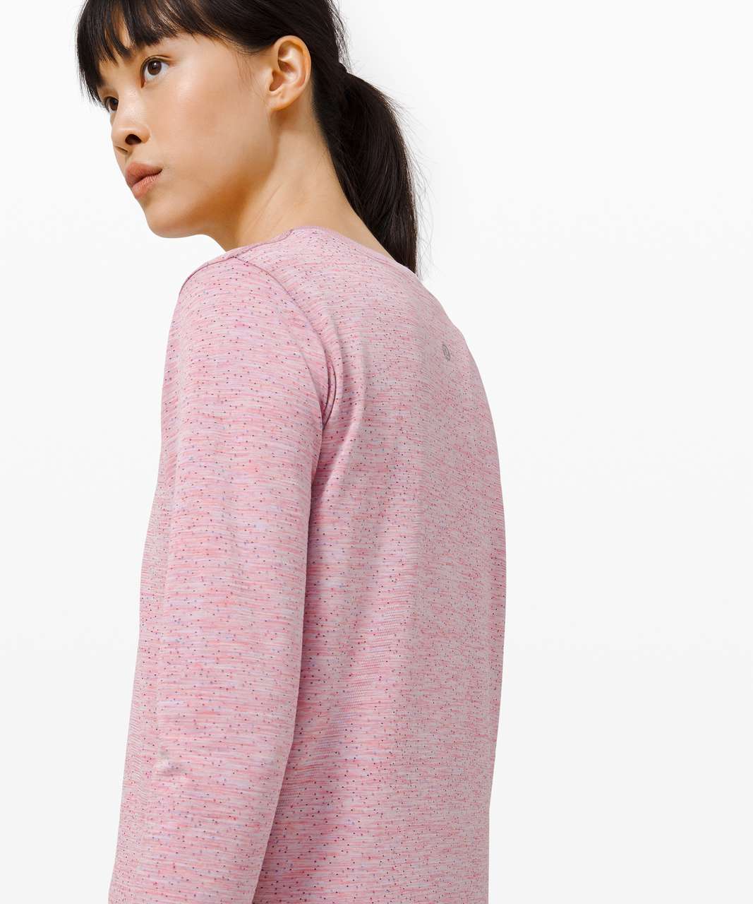 Lululemon Swiftly Relaxed Long Sleeve - Dapple Dot Magenta Glow / Fuchsia Multi