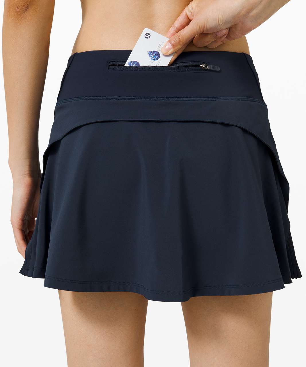 Lululemon Play Off The Pleats Skirt *13 - True Navy - lulu fanatics