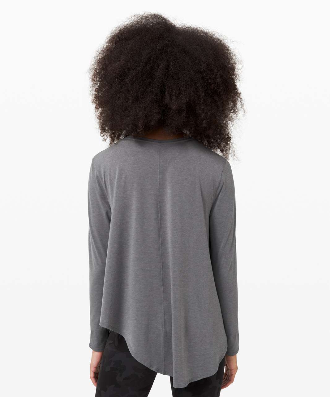 Lululemon Lifted Balance Long Sleeve - Heathered Titanium