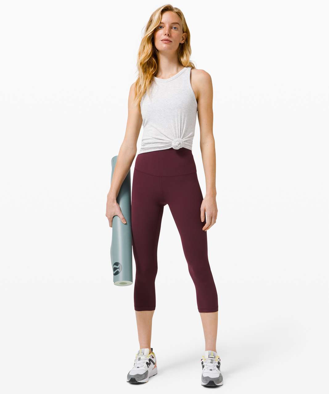 Lululemon Align Super High-Rise Crop 21 - Cassis (First Release) - lulu  fanatics