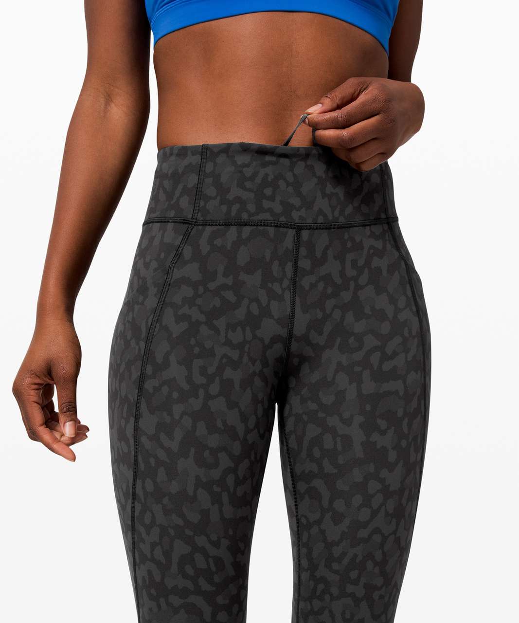 Lululemon Time To Sweat Crop 23 - Heritage 365 Camo Deep Coal