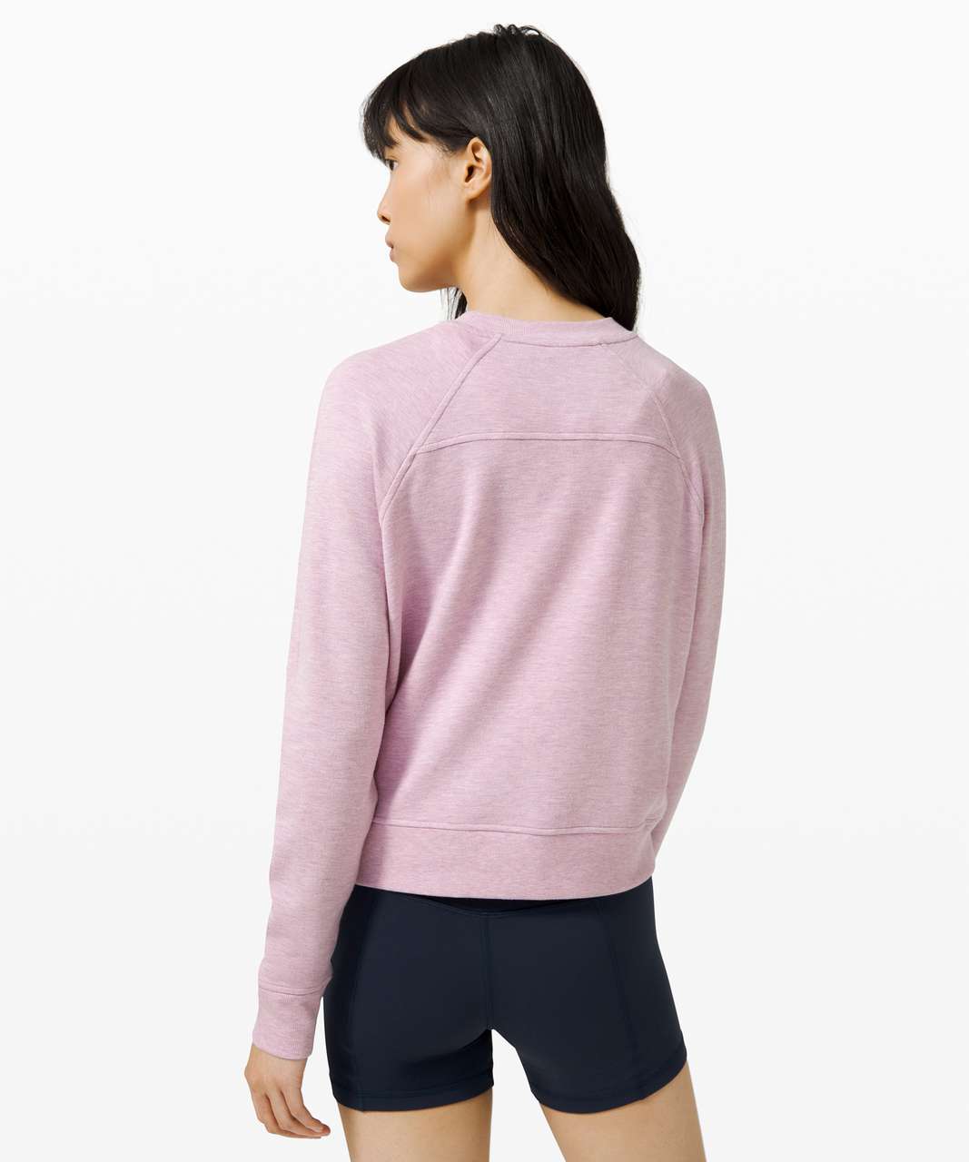 Lululemon Warm Down Crew - Heathered Pink Taupe