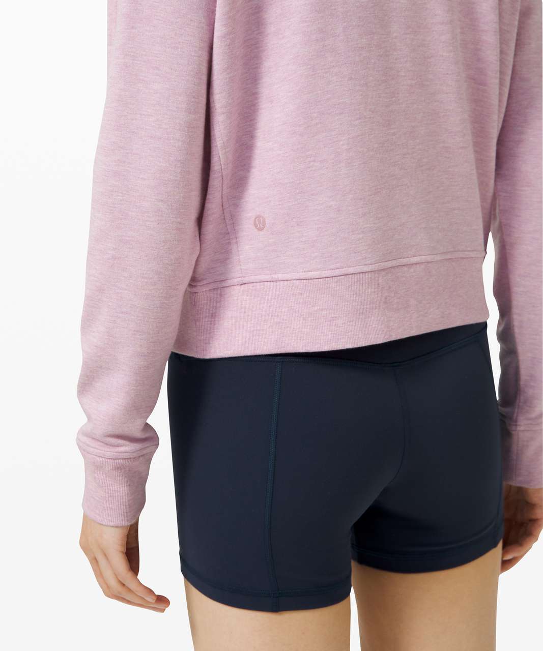 Lululemon Warm Down Crew - Heathered Pink Taupe