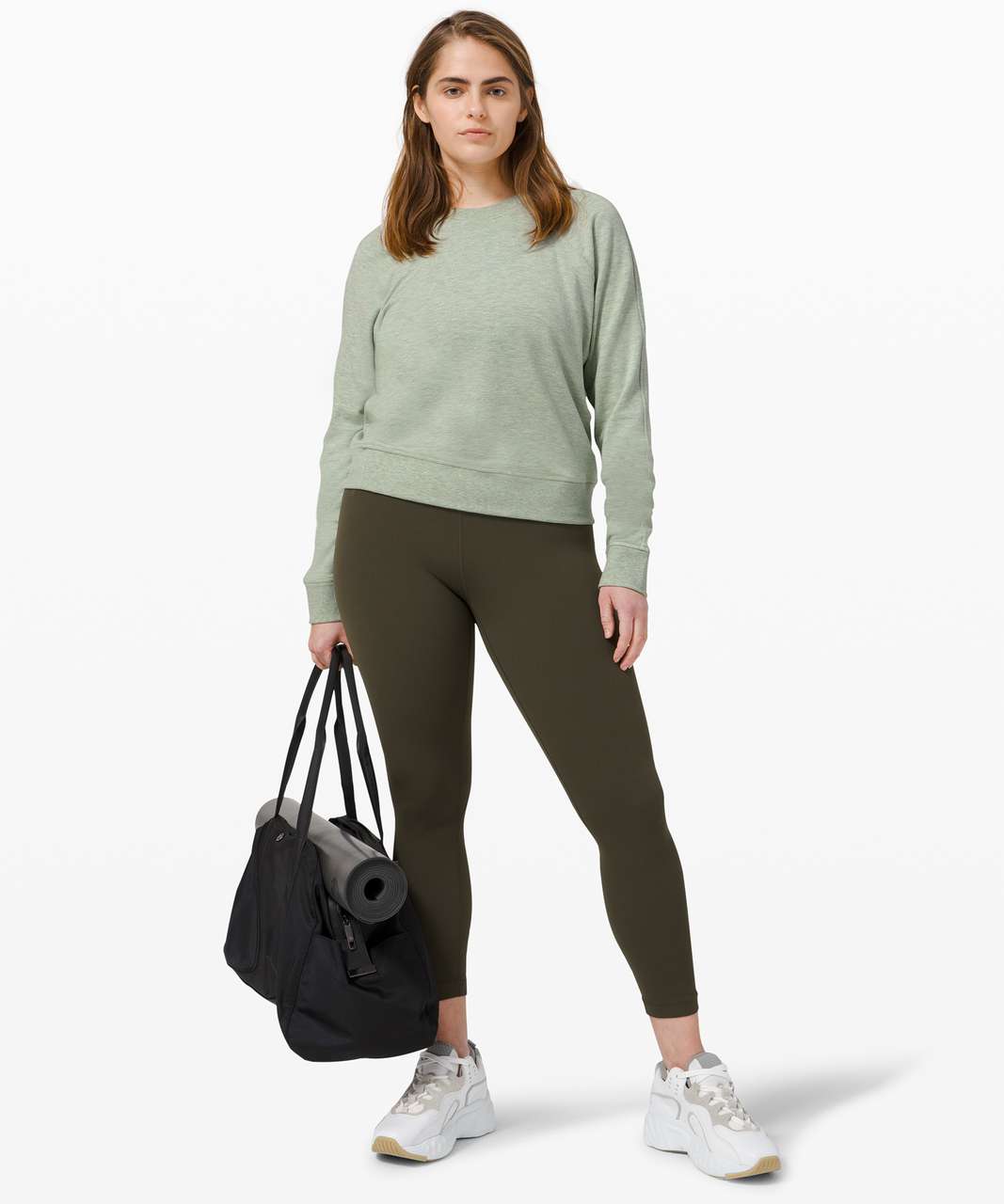 Lululemon Warm Down Crew - Heathered Springtime - lulu fanatics