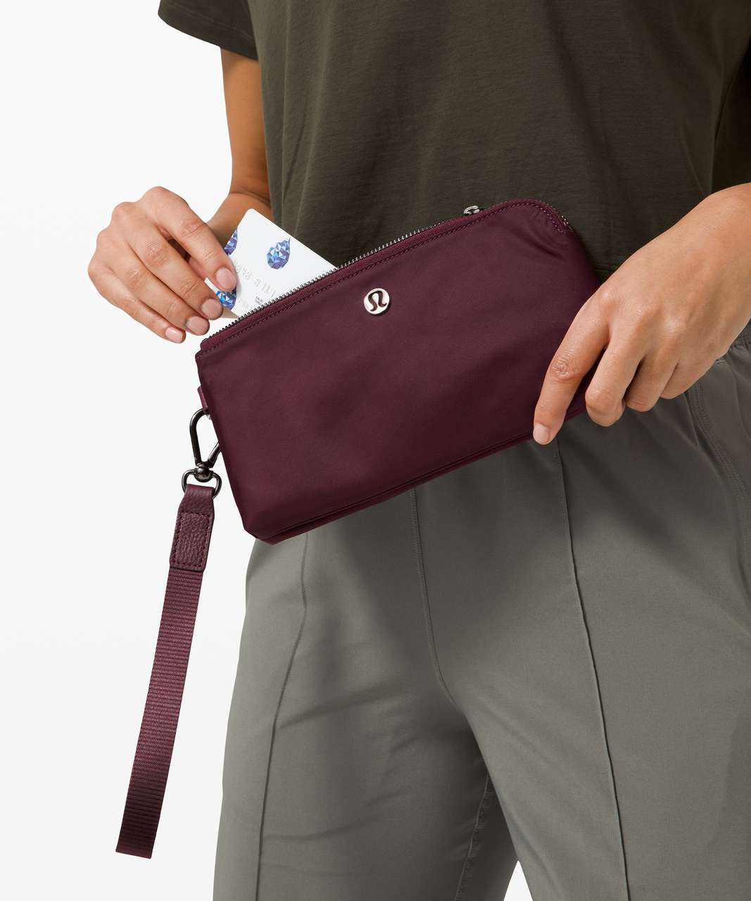 Lululemon Now and Always Pouch - Cassis