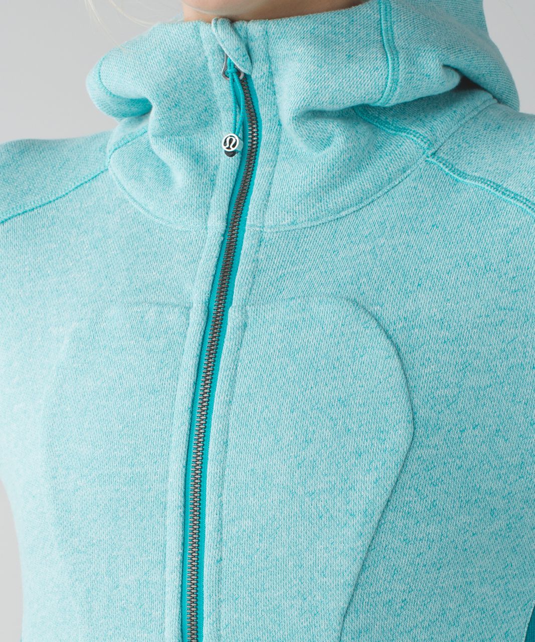 Lululemon On The Daily Hoodie - Heathered Peacock Blue